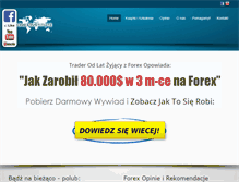 Tablet Screenshot of forexinstitute.pl